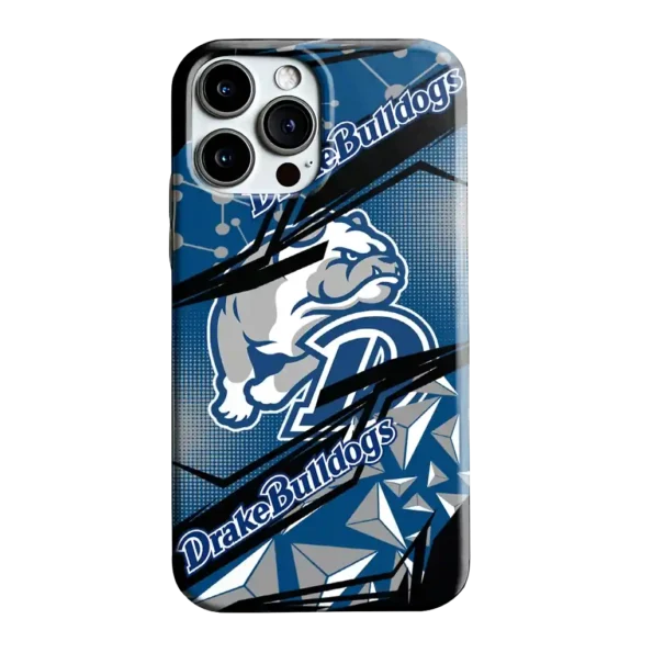 drake bulldogs jagged flash blue black phone case best selling