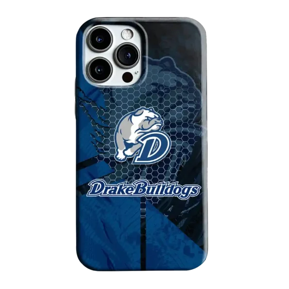 drake bulldogs web overlay blue phone case best selling