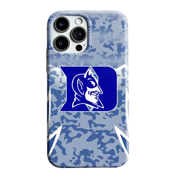 duke blue devils striped overlay blue phone case best selling
