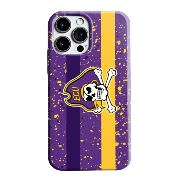 east carolina pirates textured stripe purple phone case best selling