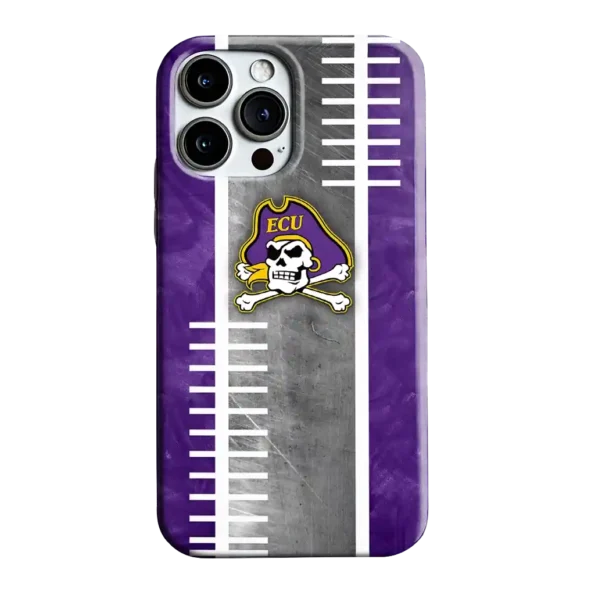 east carolina pirates yard markers purple gray phone case best selling