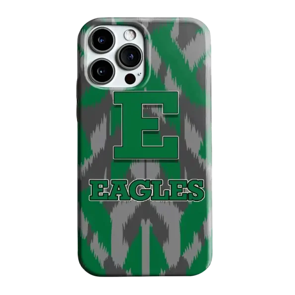 eastern michigan eagles chevron zigzag green phone case best selling