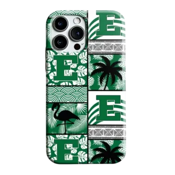 Eastern Michigan Eagles Flamingo Palm Trees  Green Phone Case