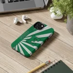 eastern-michigan-eagles-sunburst-rays-green-phone-case-best-selling.webp
