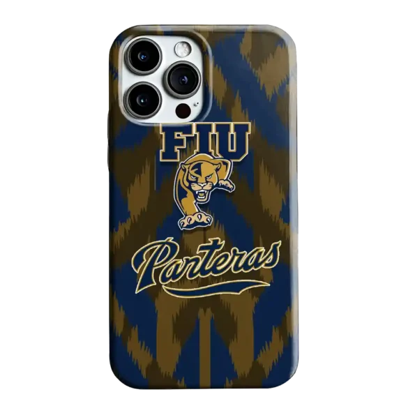fiu panthers chevron zigzag blue phone case best selling
