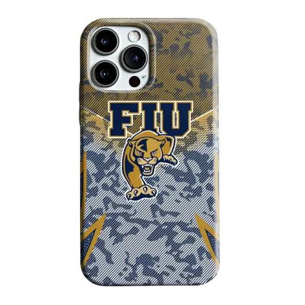 fiu panthers striped overlay blue phone case best selling