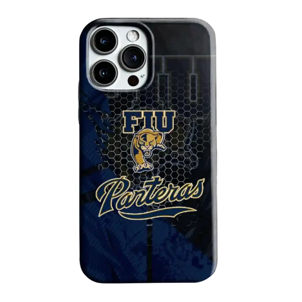 fiu panthers web overlay blue phone case best selling