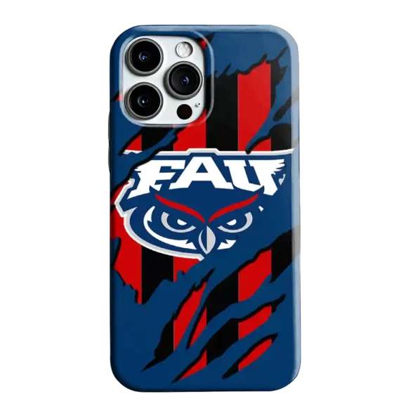 florida atlantic owls claw scar blue black phone case best selling