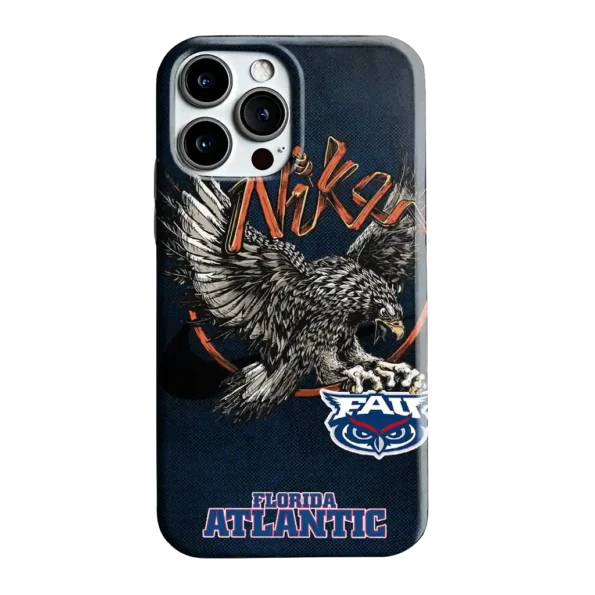 florida atlantic owls eagle soar blue phone case best selling