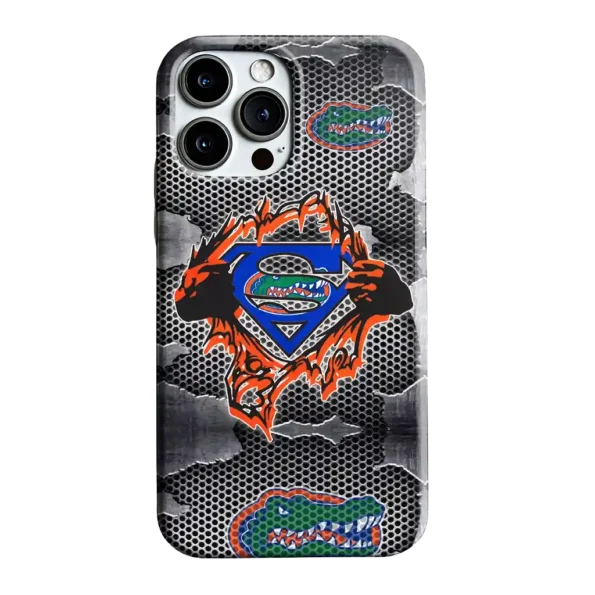 florida gators superman emblem burst gray phone case best selling