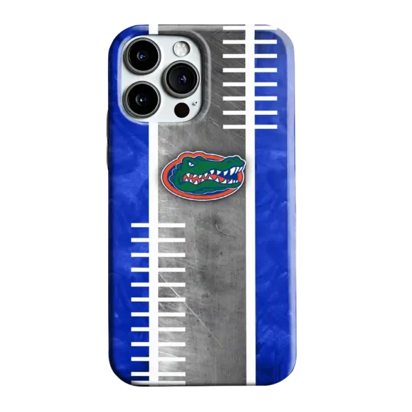 florida gators yard markers blue gray phone case best selling