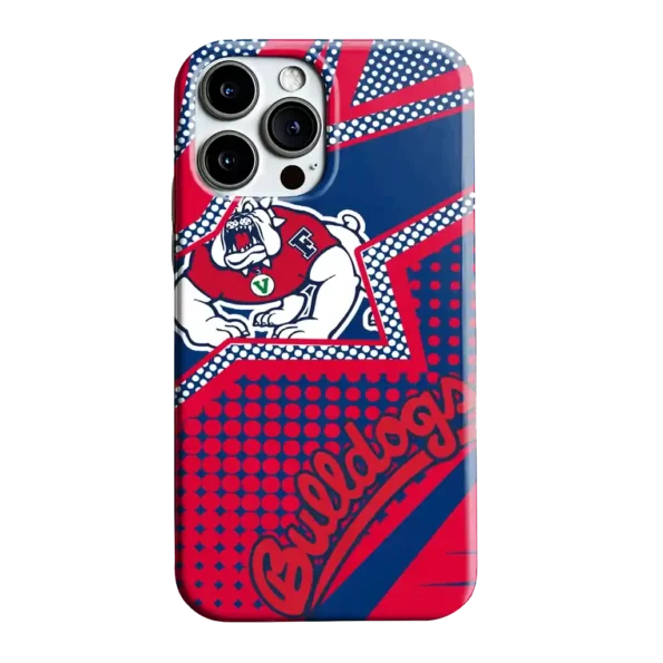 fresno state bulldogs star outline red phone case best selling