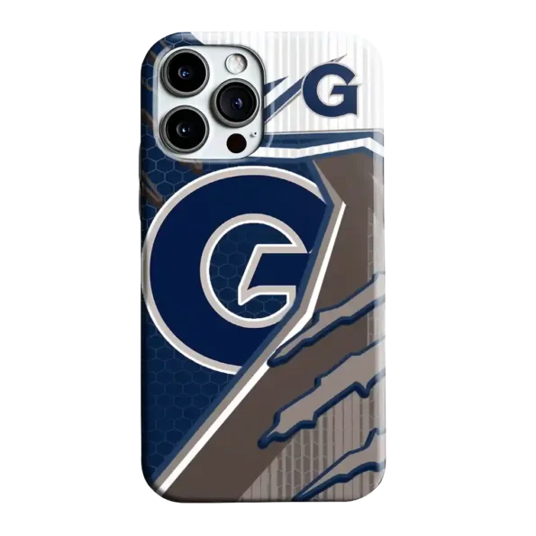 georgetown hoyas armor streaks blue phone case best selling