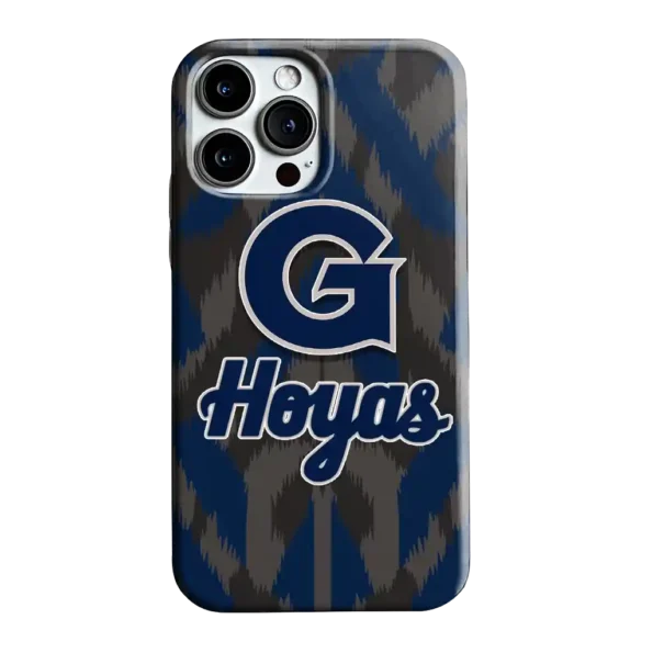 georgetown hoyas chevron zigzag blue phone case best selling