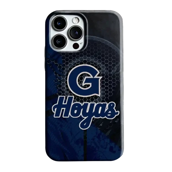 georgetown hoyas web overlay blue phone case best selling