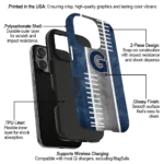 georgetown-hoyas-yard-markers-blue-gray-phone-case-best-selling.webp