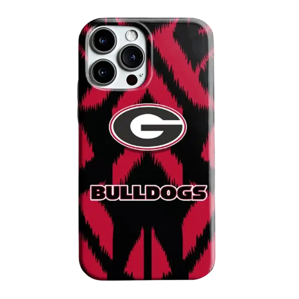 georgia bulldogs chevron zigzag red phone case best selling
