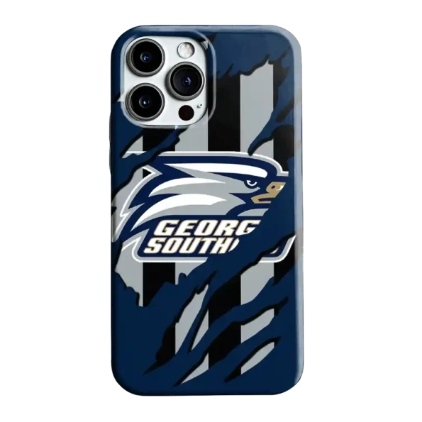 georgia southern eagles claw scar blue black phone case best selling