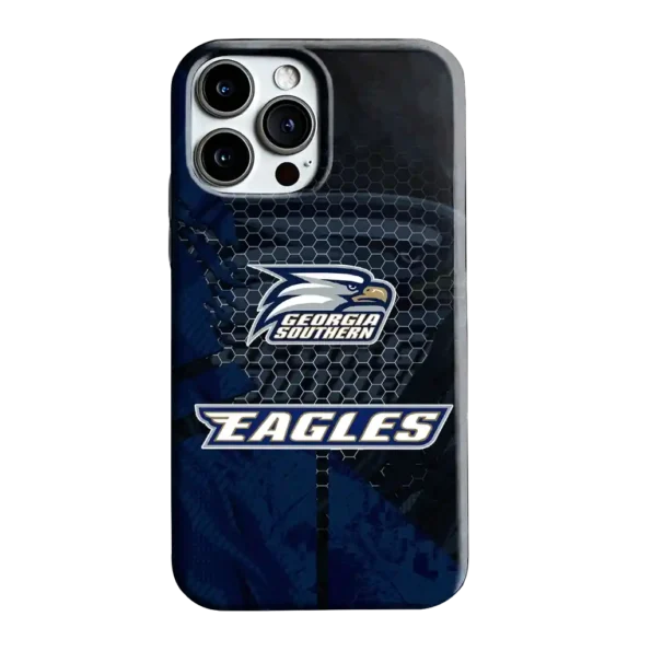 georgia southern eagles web overlay blue phone case best selling
