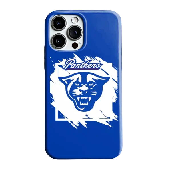 georgia state panthers brush square blue phone case best selling