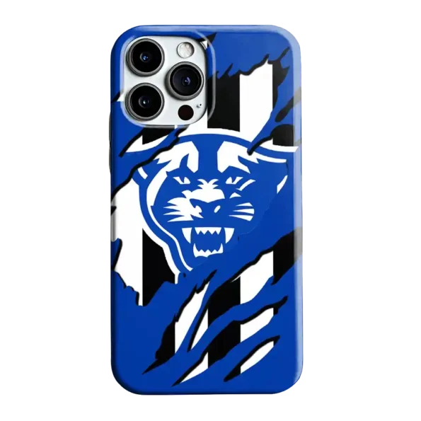 georgia state panthers claw scar blue black phone case best selling