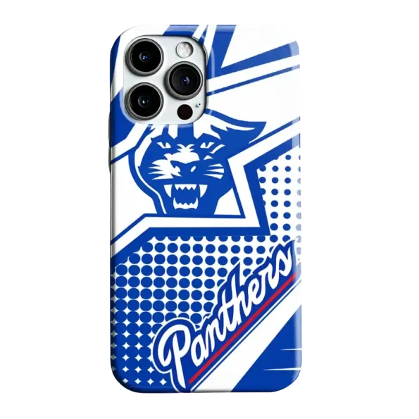 georgia state panthers star outline blue phone case best selling