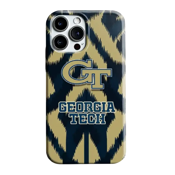 georgia tech yellow jackets chevron zigzag gold phone case best selling