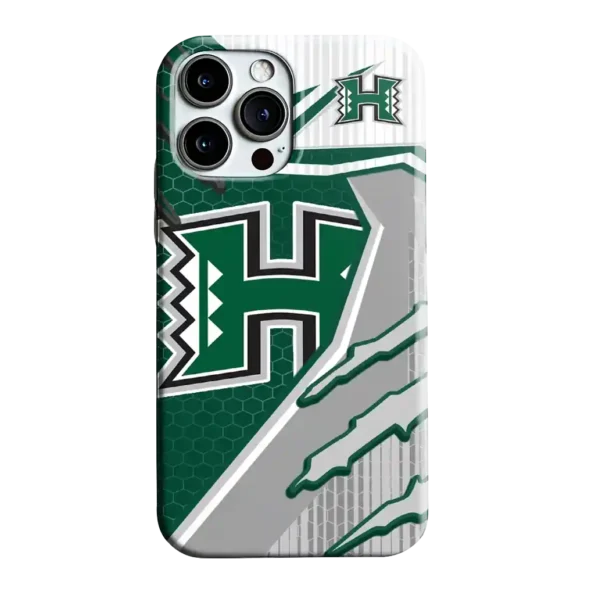 hawaii rainbow warriors armor streaks green phone case best selling