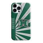 hawaii-rainbow-warriors-sunburst-rays-green-phone-case-best-selling.webp