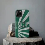 hawaii-rainbow-warriors-sunburst-rays-green-phone-case-best-selling.webp