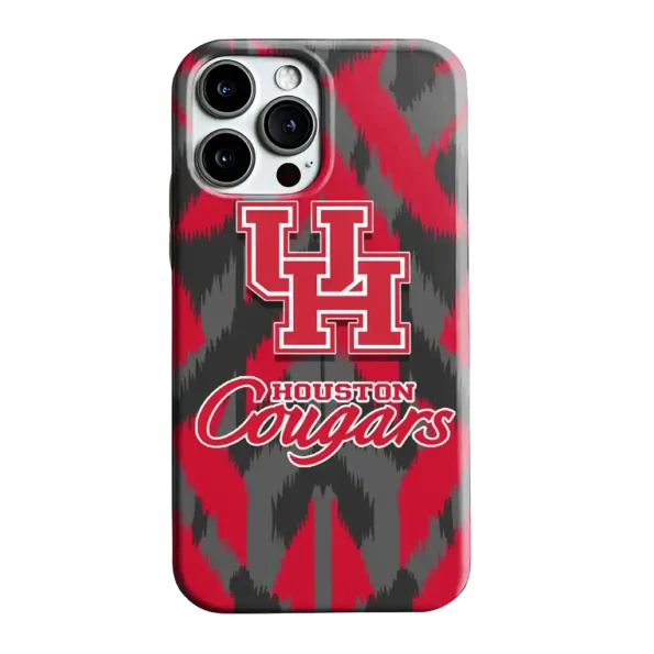 houston cougars chevron zigzag red phone case best selling