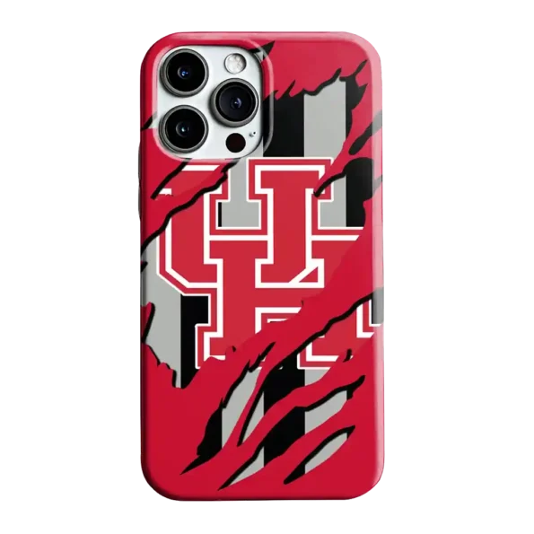 houston cougars claw scar red black phone case best selling