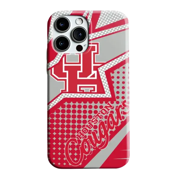 houston cougars star outline red phone case best selling