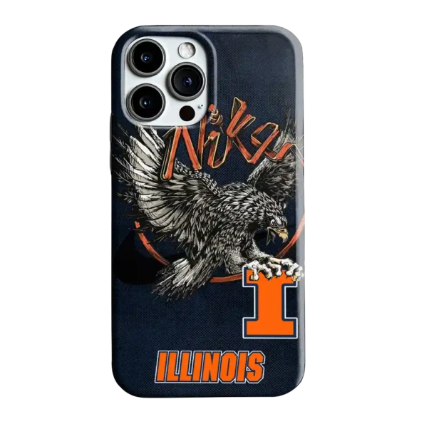 illinois fighting illini eagle soar blue phone case best selling