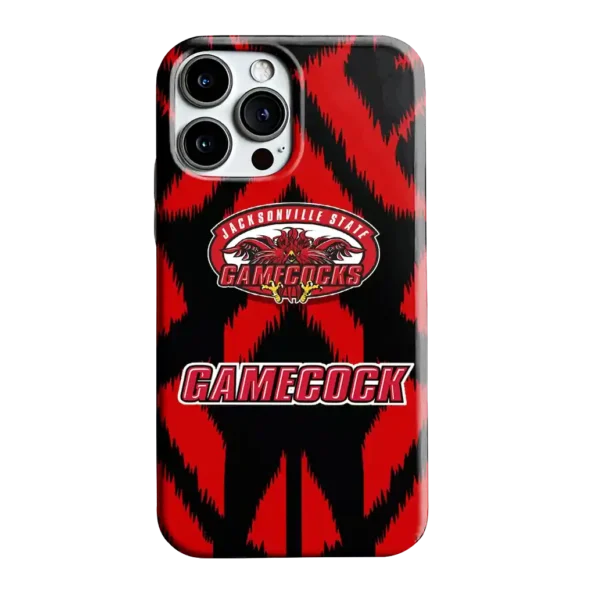 jacksonville state gamecocks chevron zigzag red phone case best selling