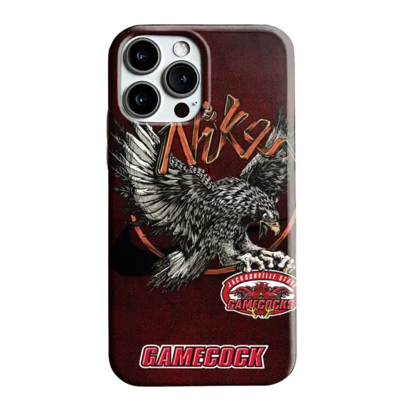 jacksonville state gamecocks eagle soar red phone case best selling