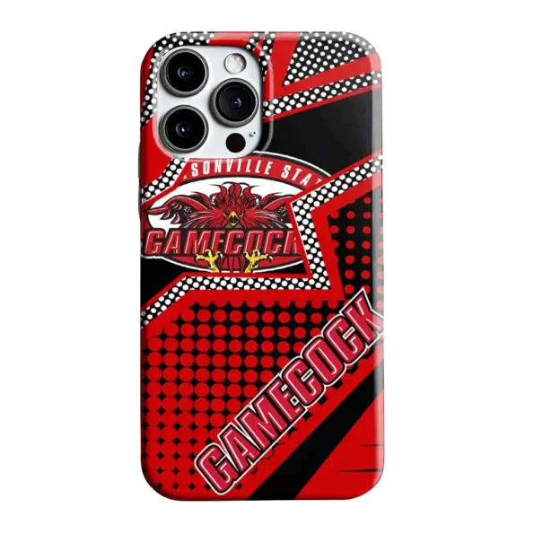jacksonville state gamecocks star outline red phone case best selling
