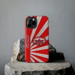 jacksonville-state-gamecocks-sunburst-rays-red-phone-case-best-selling.webp