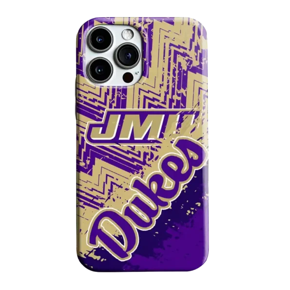 james madison dukes abstract zigzag purple phone case best selling