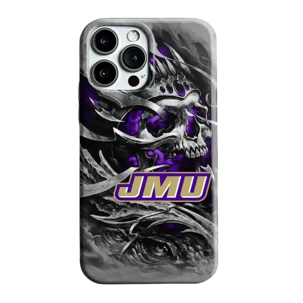 james madison dukes skull blades purple gray phone case best selling