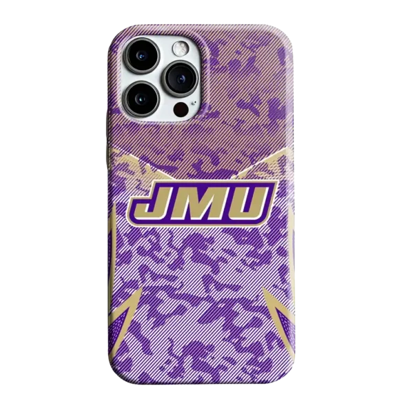 james madison dukes striped overlay purple phone case best selling