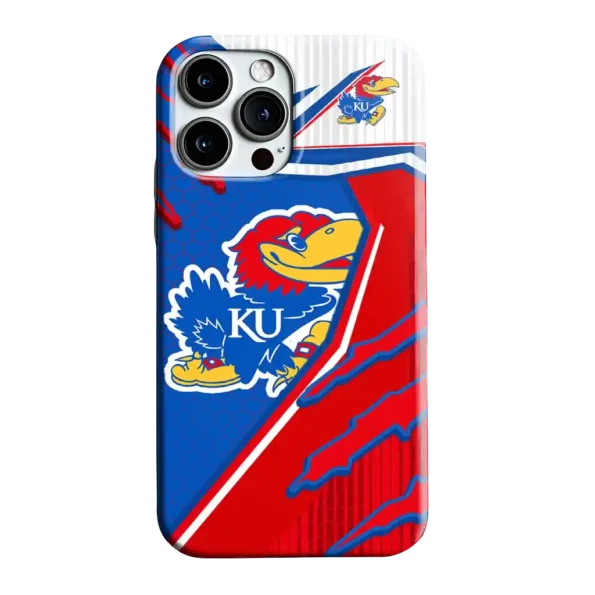 kansas jayhawks armor streaks blue phone case best selling