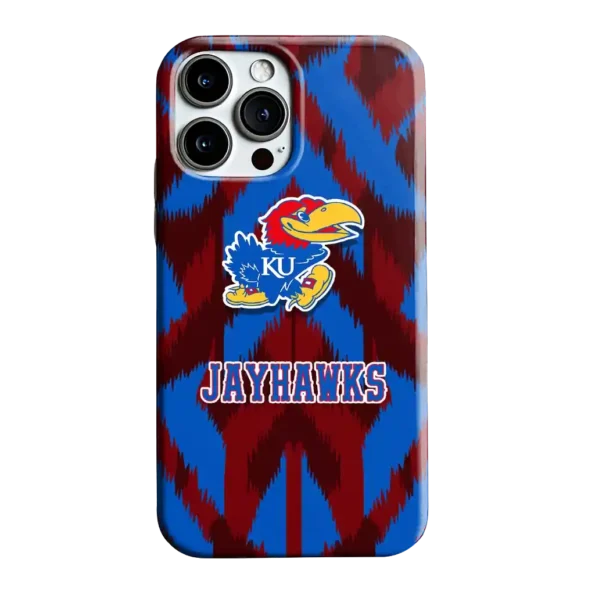 kansas jayhawks chevron zigzag blue phone case best selling