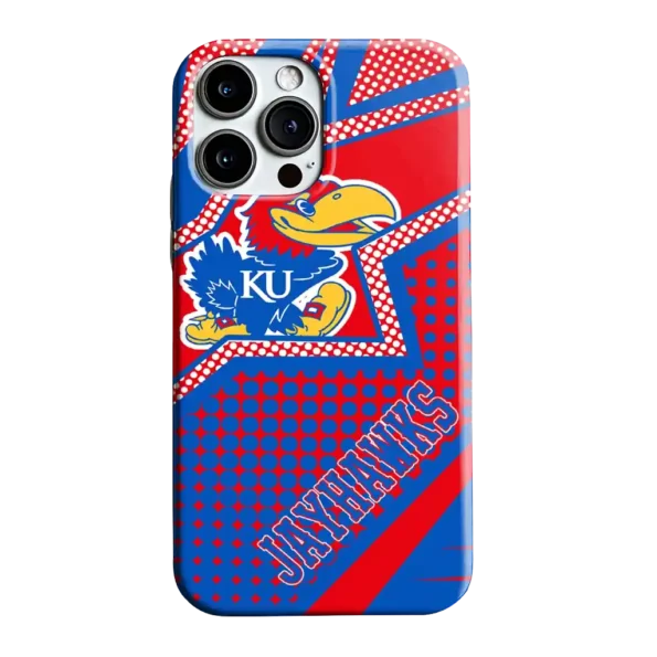 kansas jayhawks star outline blue phone case best selling