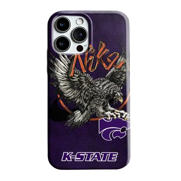 kansas state wildcats eagle soar purple phone case best selling