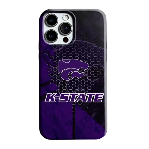 kansas state wildcats web overlay purple phone case best selling