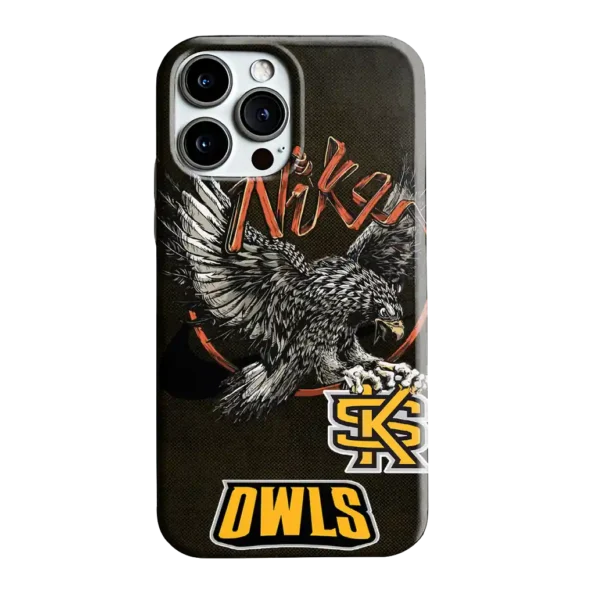 kennesaw state owls eagle soar gold phone case best selling