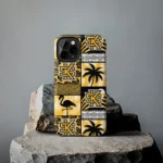 kennesaw-state-owls-flamingo-palm-trees-gold-phone-case-best-selling.webp