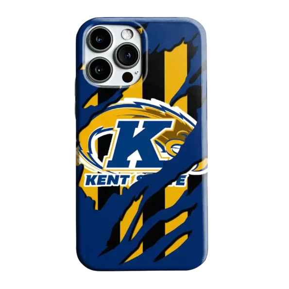 kent state golden flashes claw scar navy blue black phone case best selling
