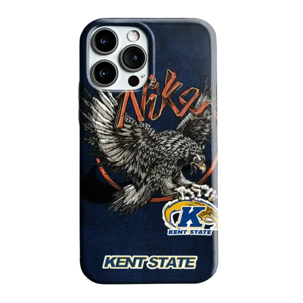 kent state golden flashes eagle soar navy blue phone case best selling
